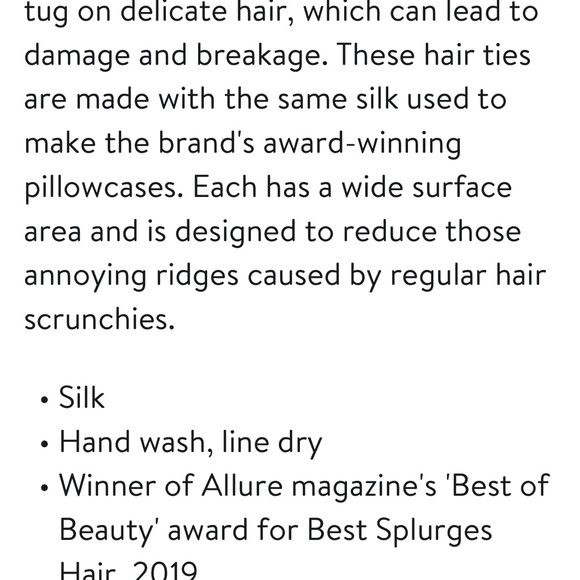 NWT Set of 6 Slip Pure Silk Skinny Scrunchies in Black - Picture 4 of 4